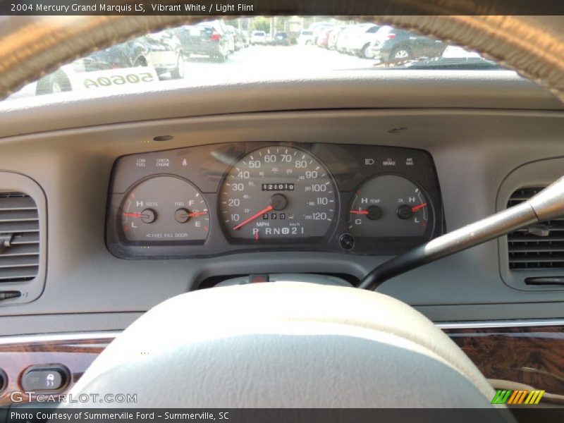 Vibrant White / Light Flint 2004 Mercury Grand Marquis LS