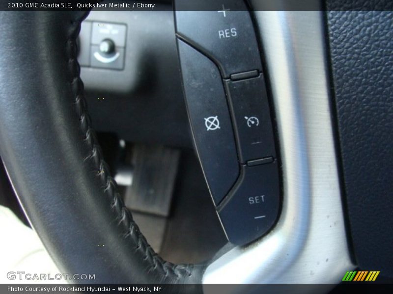 Quicksilver Metallic / Ebony 2010 GMC Acadia SLE