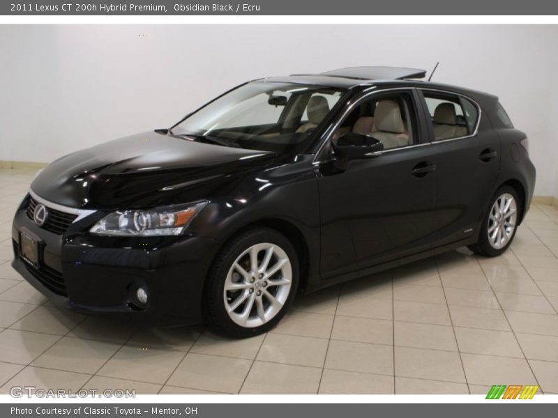 Obsidian Black / Ecru 2011 Lexus CT 200h Hybrid Premium