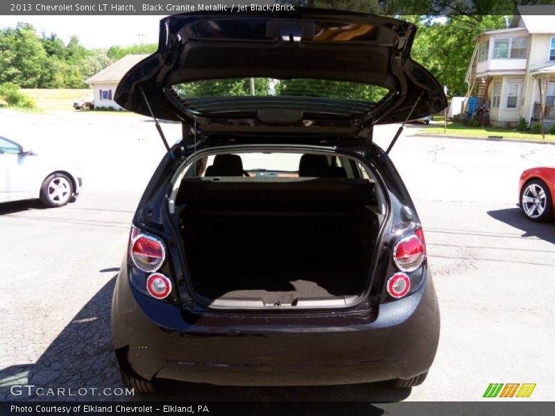 Black Granite Metallic / Jet Black/Brick 2013 Chevrolet Sonic LT Hatch