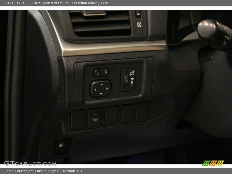 Obsidian Black / Ecru 2011 Lexus CT 200h Hybrid Premium