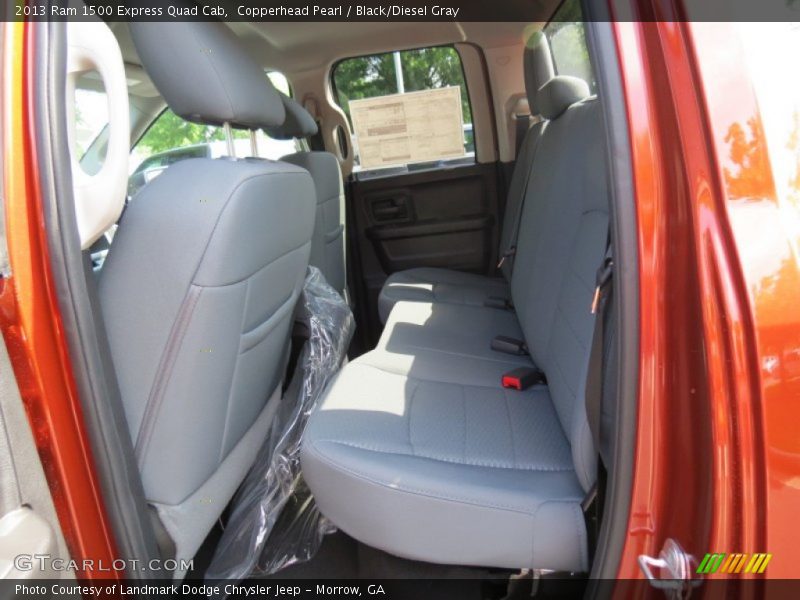 Copperhead Pearl / Black/Diesel Gray 2013 Ram 1500 Express Quad Cab