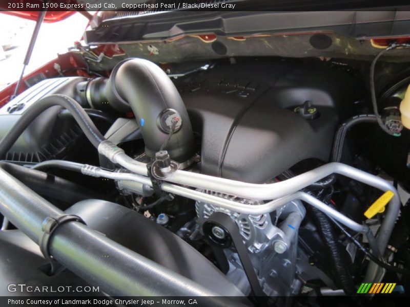 Copperhead Pearl / Black/Diesel Gray 2013 Ram 1500 Express Quad Cab