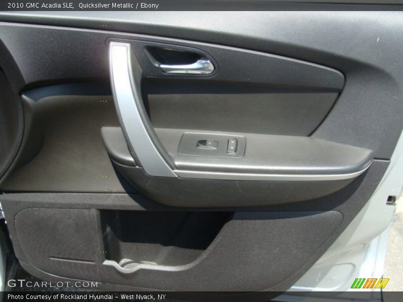 Quicksilver Metallic / Ebony 2010 GMC Acadia SLE