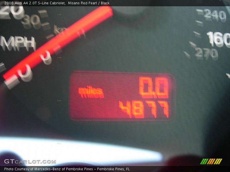 Misano Red Pearl / Black 2008 Audi A4 2.0T S-Line Cabriolet