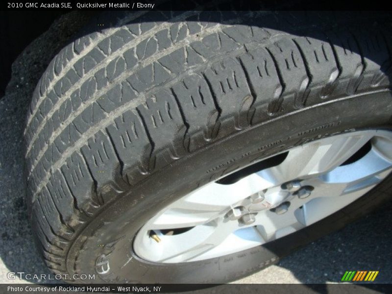 Quicksilver Metallic / Ebony 2010 GMC Acadia SLE