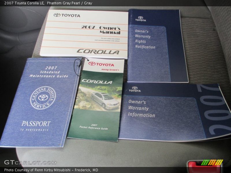 Books/Manuals of 2007 Corolla LE