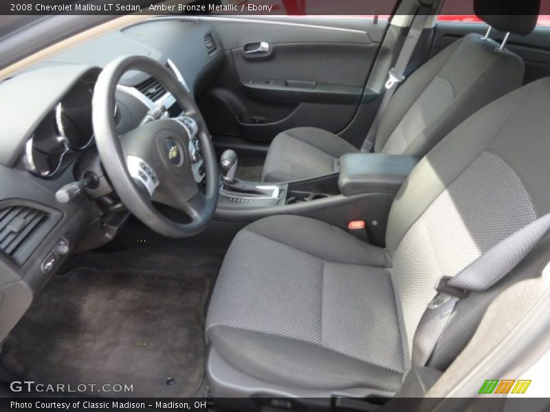 Amber Bronze Metallic / Ebony 2008 Chevrolet Malibu LT Sedan