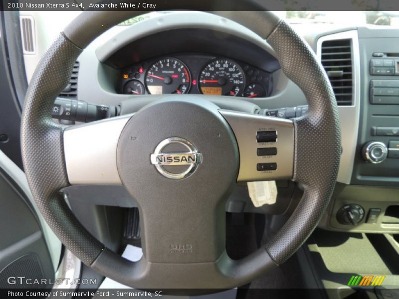 Avalanche White / Gray 2010 Nissan Xterra S 4x4