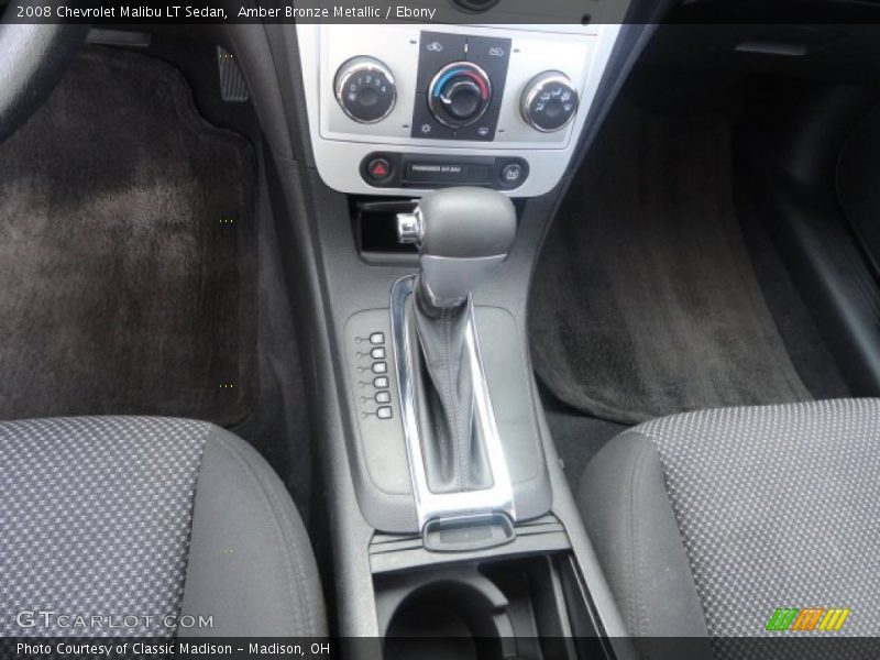 Amber Bronze Metallic / Ebony 2008 Chevrolet Malibu LT Sedan