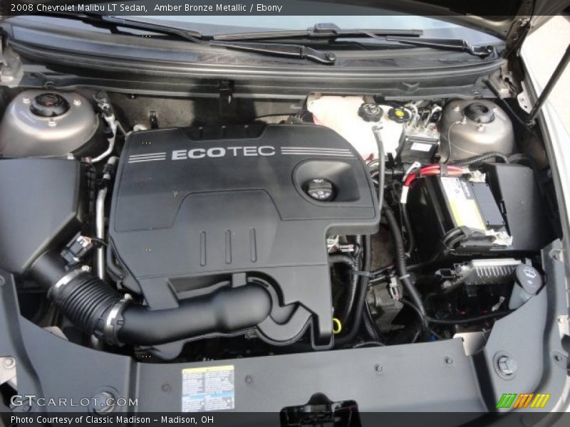 Amber Bronze Metallic / Ebony 2008 Chevrolet Malibu LT Sedan