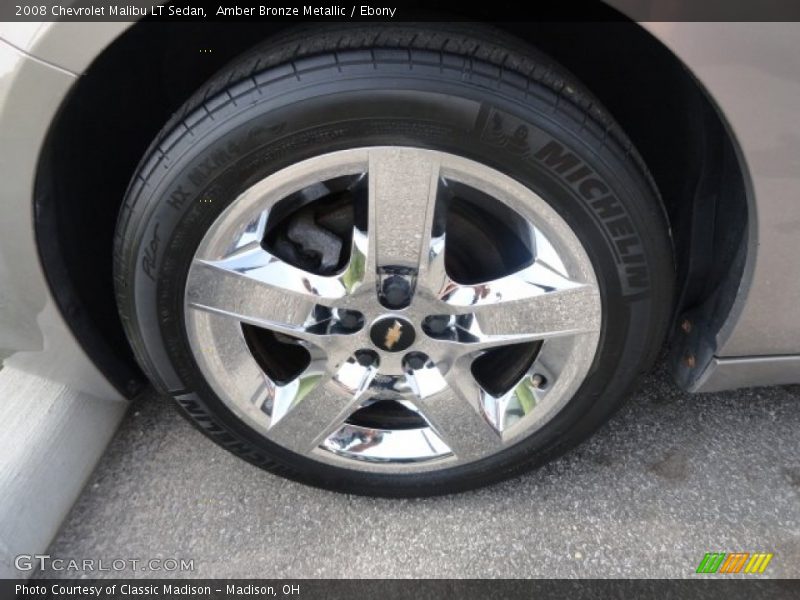 Amber Bronze Metallic / Ebony 2008 Chevrolet Malibu LT Sedan