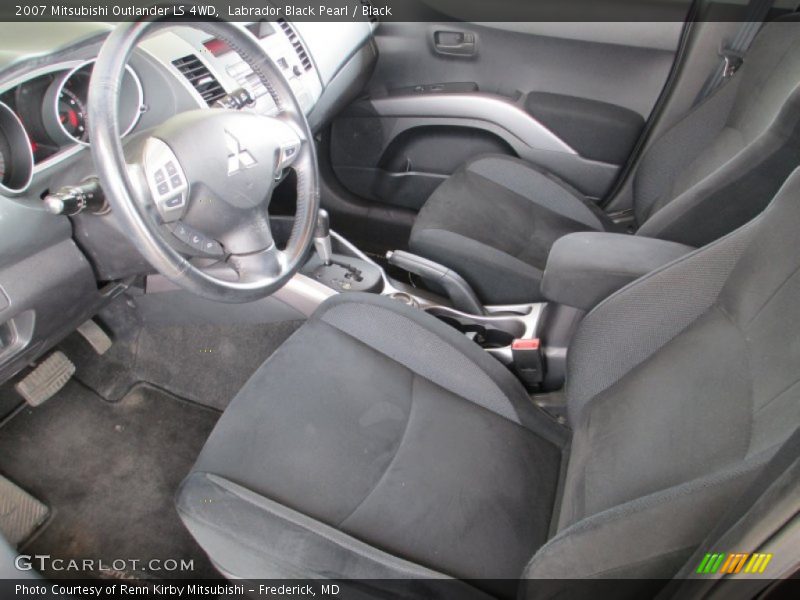  2007 Outlander LS 4WD Black Interior