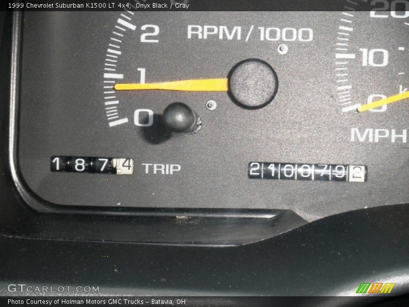 Onyx Black / Gray 1999 Chevrolet Suburban K1500 LT 4x4