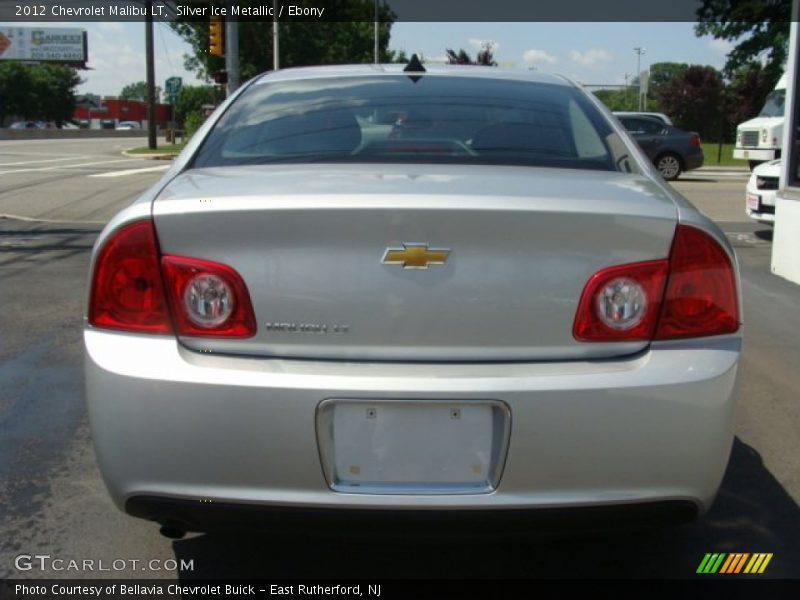 Silver Ice Metallic / Ebony 2012 Chevrolet Malibu LT