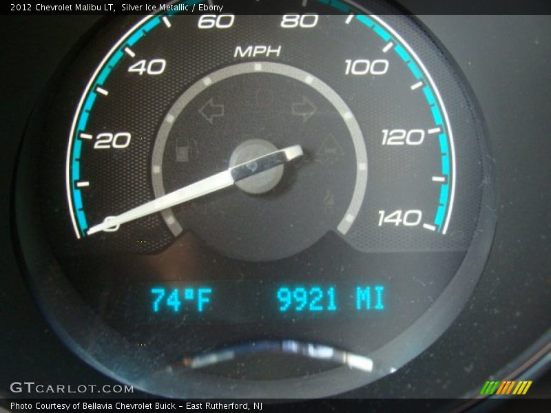 Silver Ice Metallic / Ebony 2012 Chevrolet Malibu LT