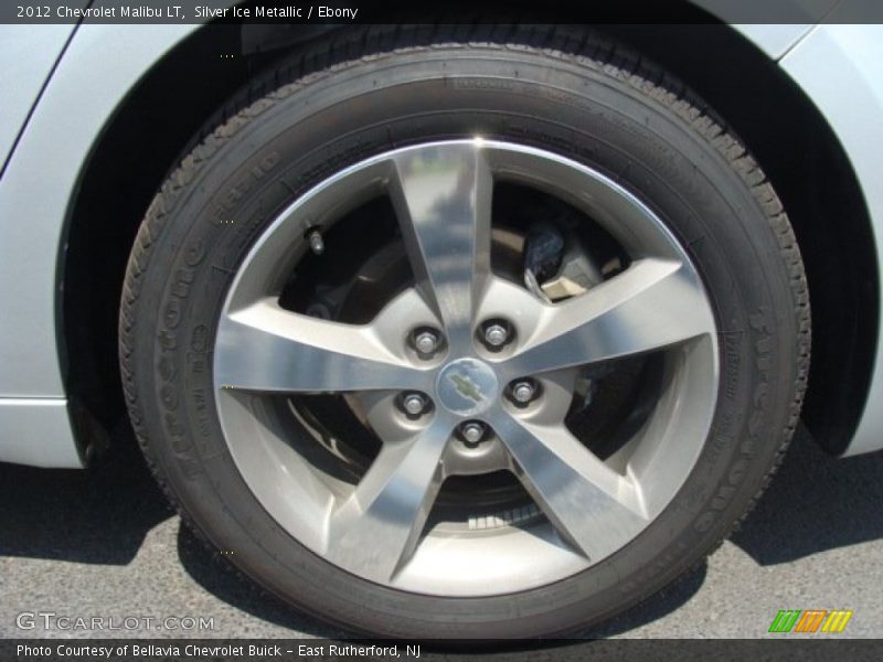 Silver Ice Metallic / Ebony 2012 Chevrolet Malibu LT