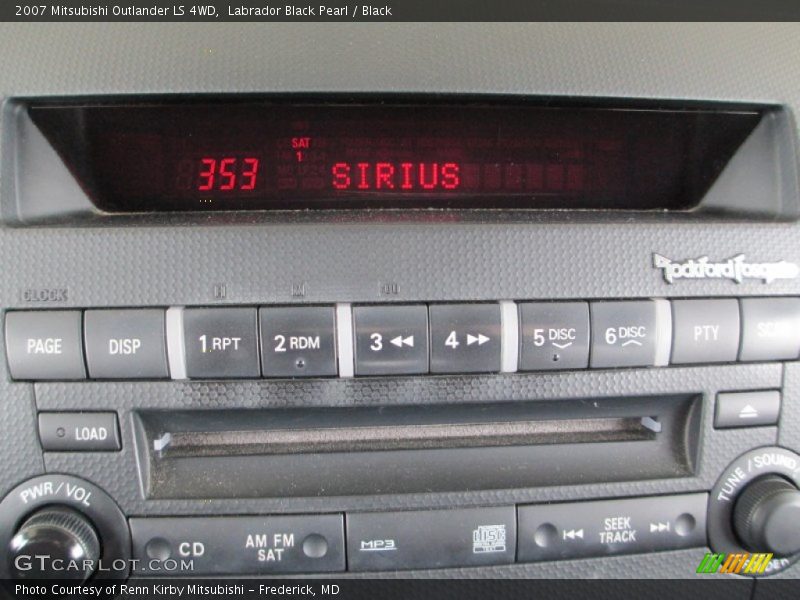 Labrador Black Pearl / Black 2007 Mitsubishi Outlander LS 4WD