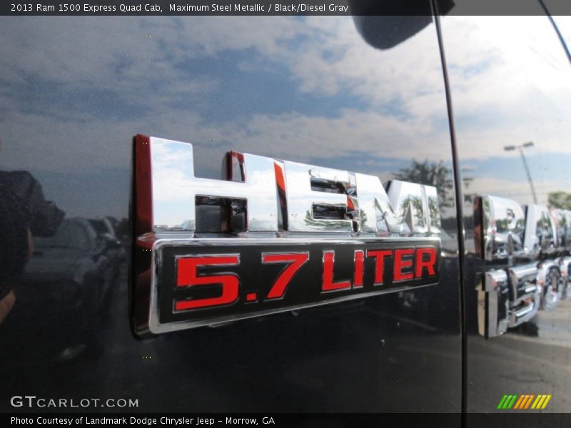 Maximum Steel Metallic / Black/Diesel Gray 2013 Ram 1500 Express Quad Cab