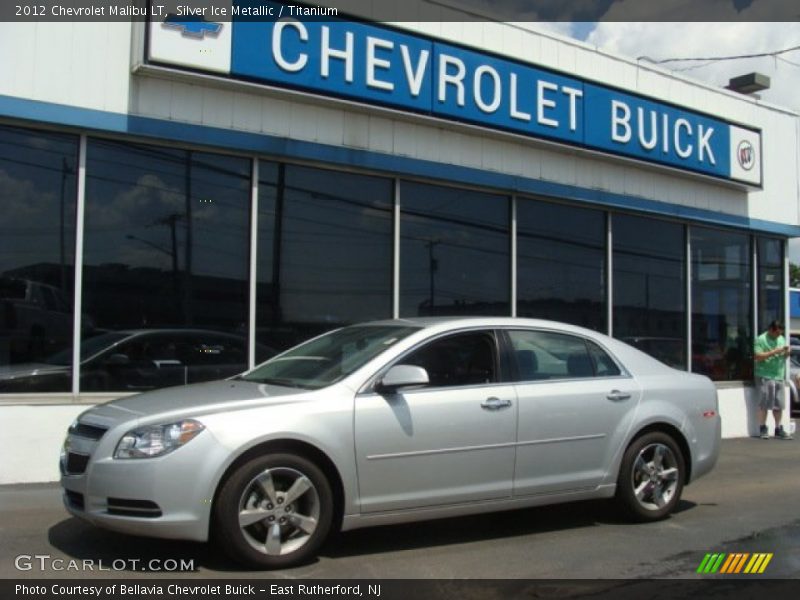 Silver Ice Metallic / Titanium 2012 Chevrolet Malibu LT