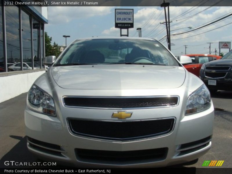 Silver Ice Metallic / Titanium 2012 Chevrolet Malibu LT