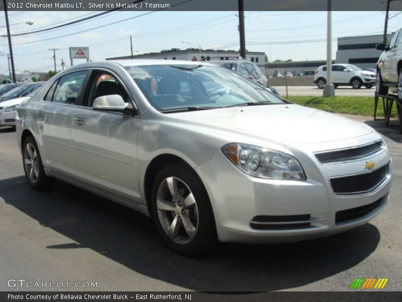 Silver Ice Metallic / Titanium 2012 Chevrolet Malibu LT