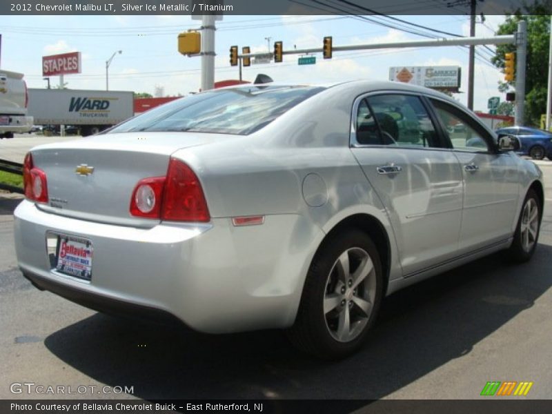 Silver Ice Metallic / Titanium 2012 Chevrolet Malibu LT