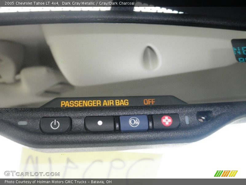 Dark Gray Metallic / Gray/Dark Charcoal 2005 Chevrolet Tahoe LT 4x4