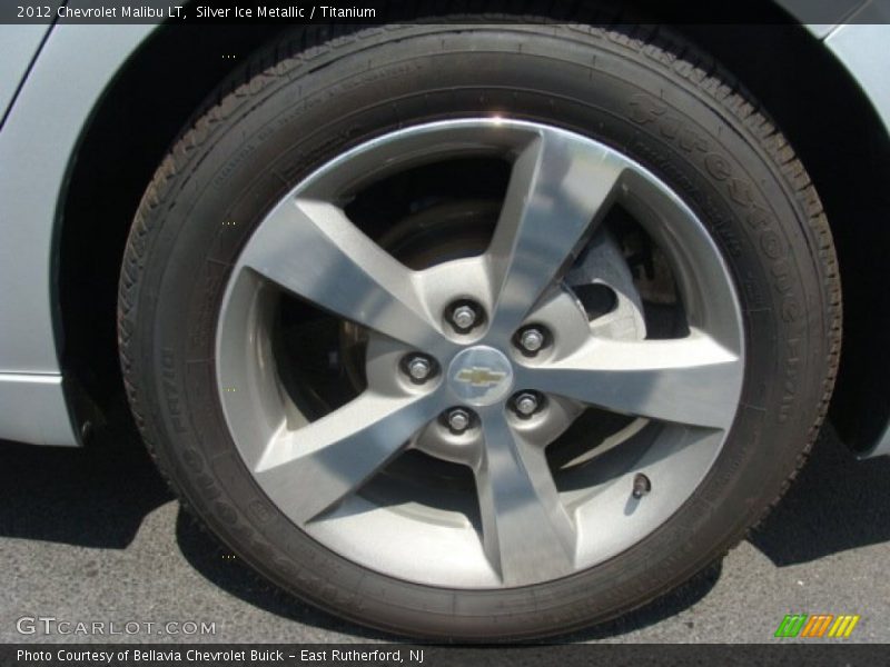 Silver Ice Metallic / Titanium 2012 Chevrolet Malibu LT