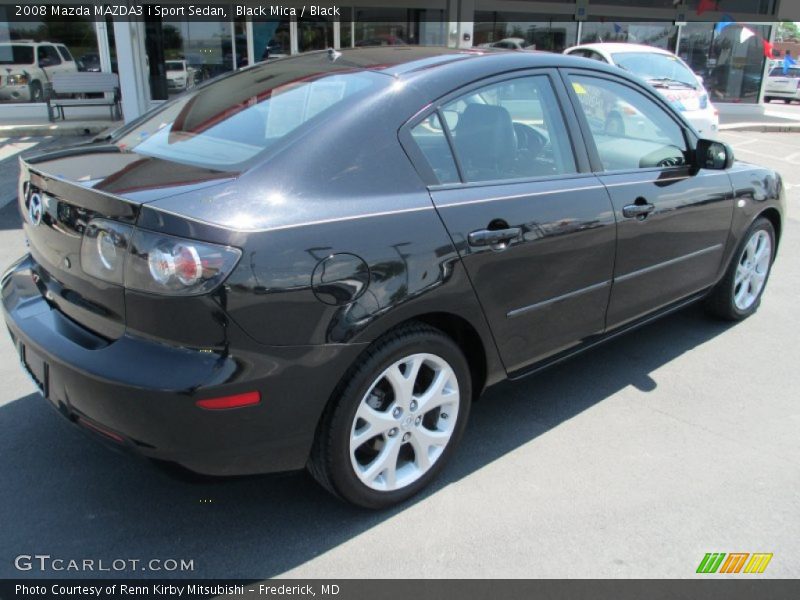 Black Mica / Black 2008 Mazda MAZDA3 i Sport Sedan