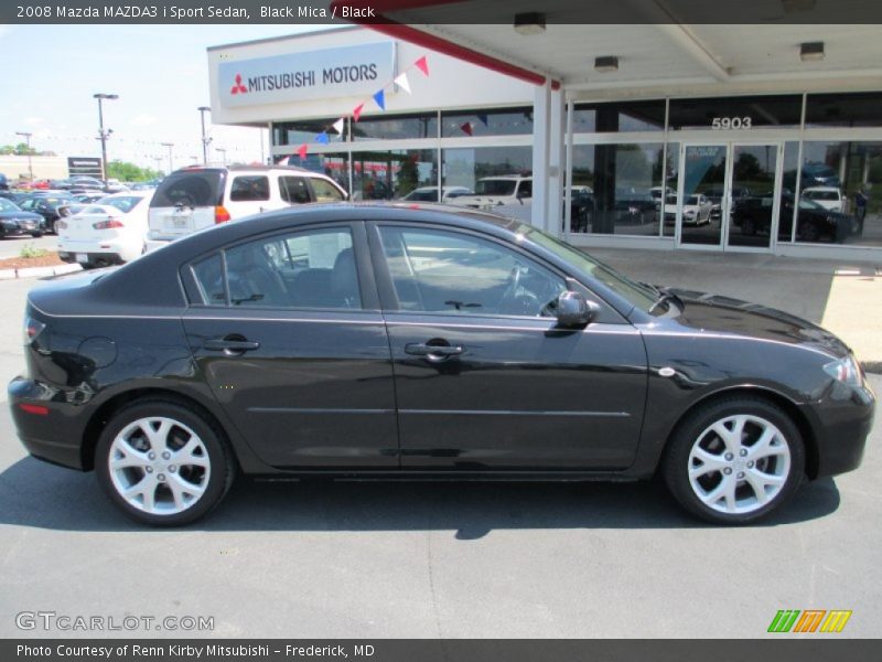 Black Mica / Black 2008 Mazda MAZDA3 i Sport Sedan