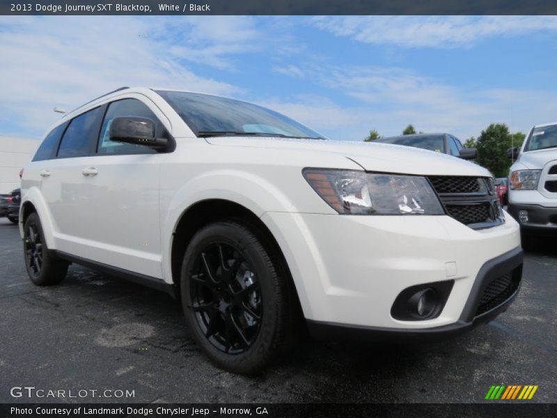 Front 3/4 View of 2013 Journey SXT Blacktop