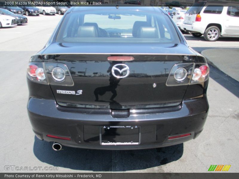 Black Mica / Black 2008 Mazda MAZDA3 i Sport Sedan