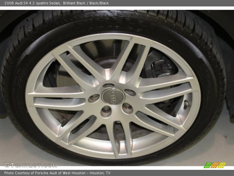 Brilliant Black / Black/Black 2008 Audi S4 4.2 quattro Sedan