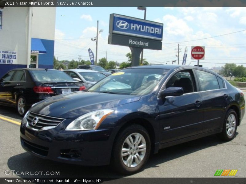 Navy Blue / Charcoal 2011 Nissan Altima Hybrid