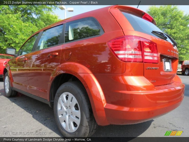 Copper Pearl / Black 2013 Dodge Journey American Value Package