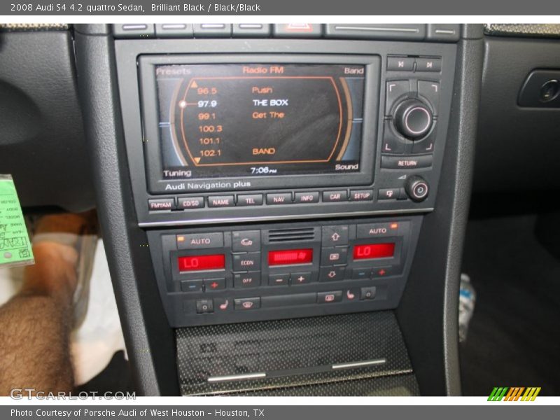 Brilliant Black / Black/Black 2008 Audi S4 4.2 quattro Sedan