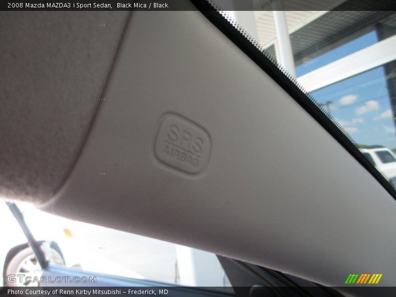 Black Mica / Black 2008 Mazda MAZDA3 i Sport Sedan