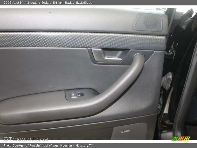 Brilliant Black / Black/Black 2008 Audi S4 4.2 quattro Sedan