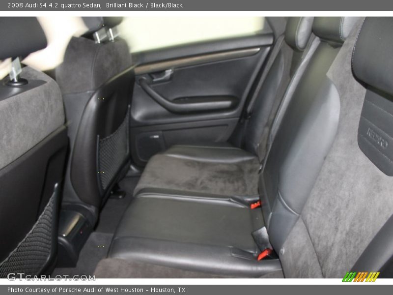 Brilliant Black / Black/Black 2008 Audi S4 4.2 quattro Sedan
