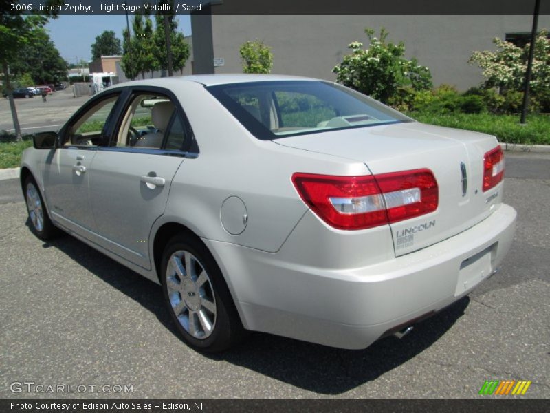 Light Sage Metallic / Sand 2006 Lincoln Zephyr