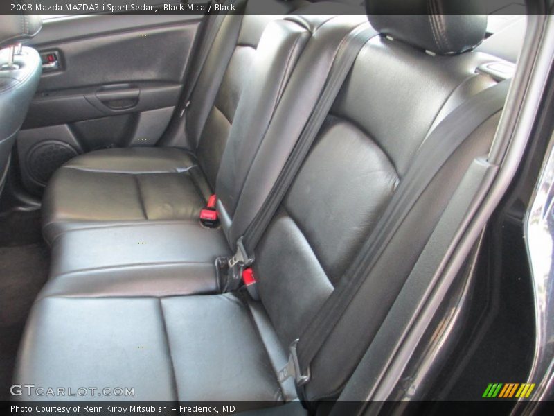 Rear Seat of 2008 MAZDA3 i Sport Sedan