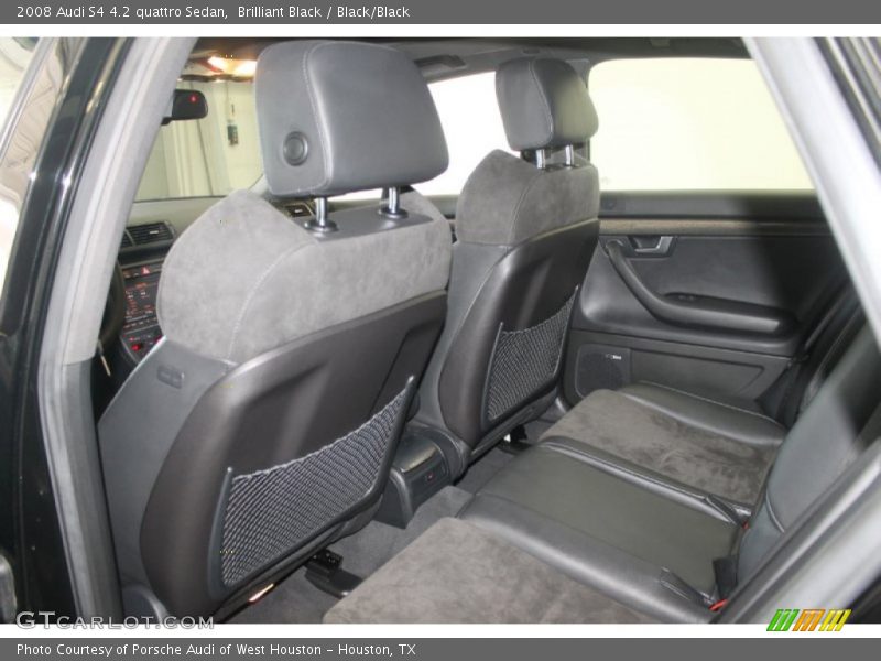 Brilliant Black / Black/Black 2008 Audi S4 4.2 quattro Sedan