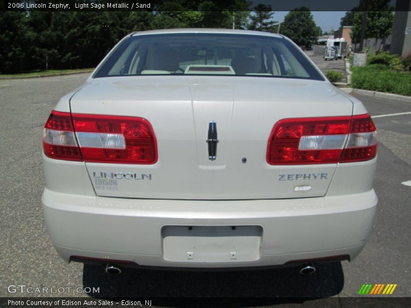 Light Sage Metallic / Sand 2006 Lincoln Zephyr