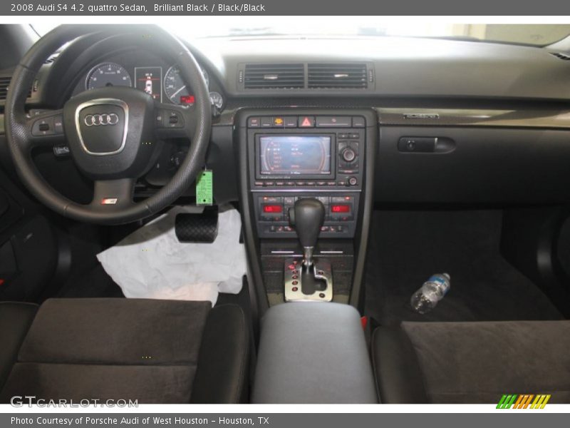 Brilliant Black / Black/Black 2008 Audi S4 4.2 quattro Sedan