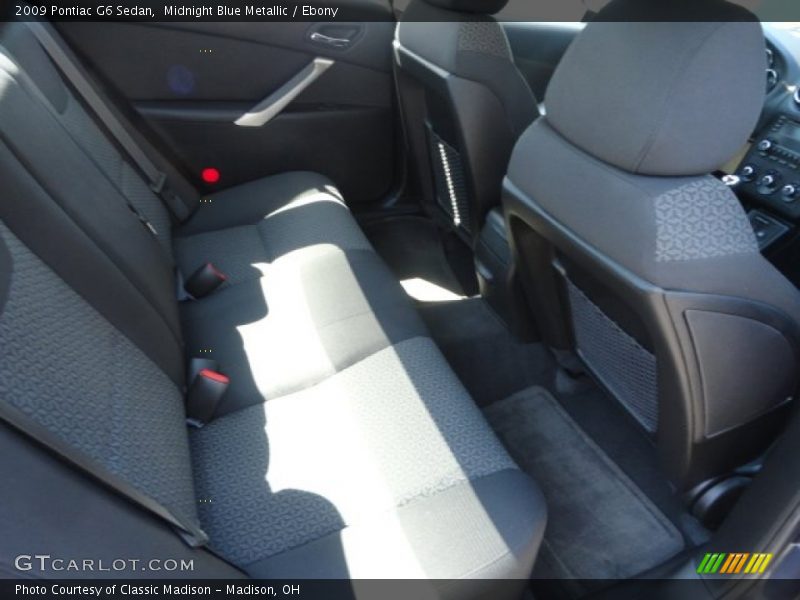 Midnight Blue Metallic / Ebony 2009 Pontiac G6 Sedan