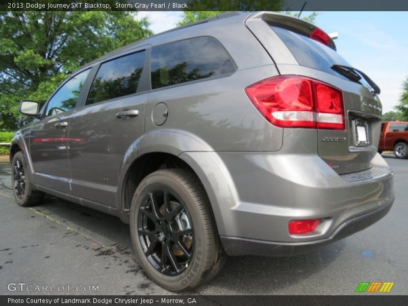 Storm Gray Pearl / Black 2013 Dodge Journey SXT Blacktop