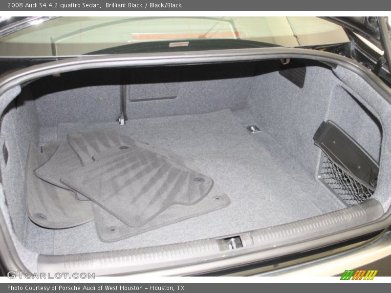 Brilliant Black / Black/Black 2008 Audi S4 4.2 quattro Sedan