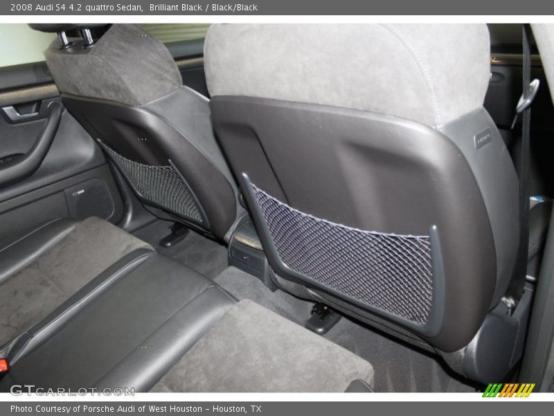 Brilliant Black / Black/Black 2008 Audi S4 4.2 quattro Sedan
