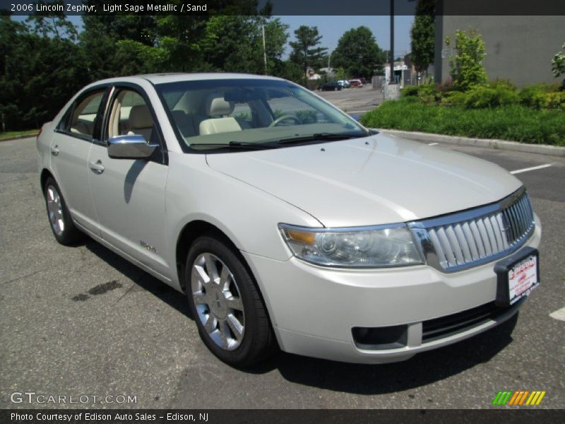 Light Sage Metallic / Sand 2006 Lincoln Zephyr